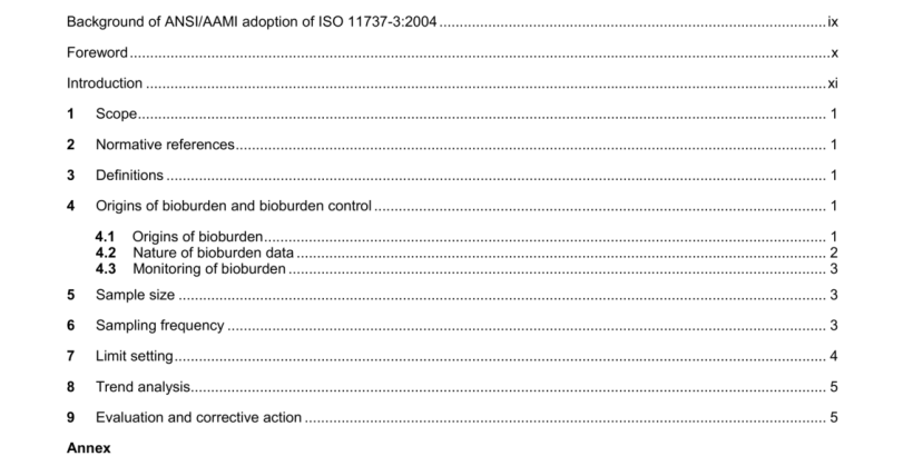 ANSI AAMI ISO 11737-3-2004 pdf download