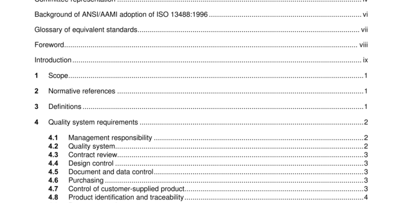 ANSI AAMI ISO 13488-1996 pdf download