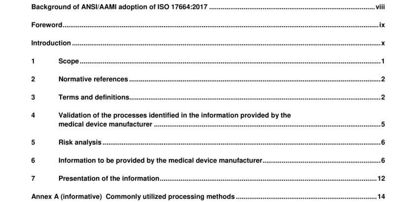 ANSI AAMI ISO 17664-2017 pdf download