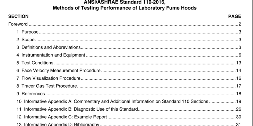 ANSI ASHRAE 110-2016 pdf download